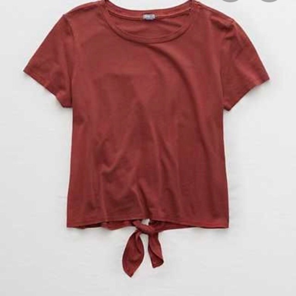 Aerie tie back t-shirt